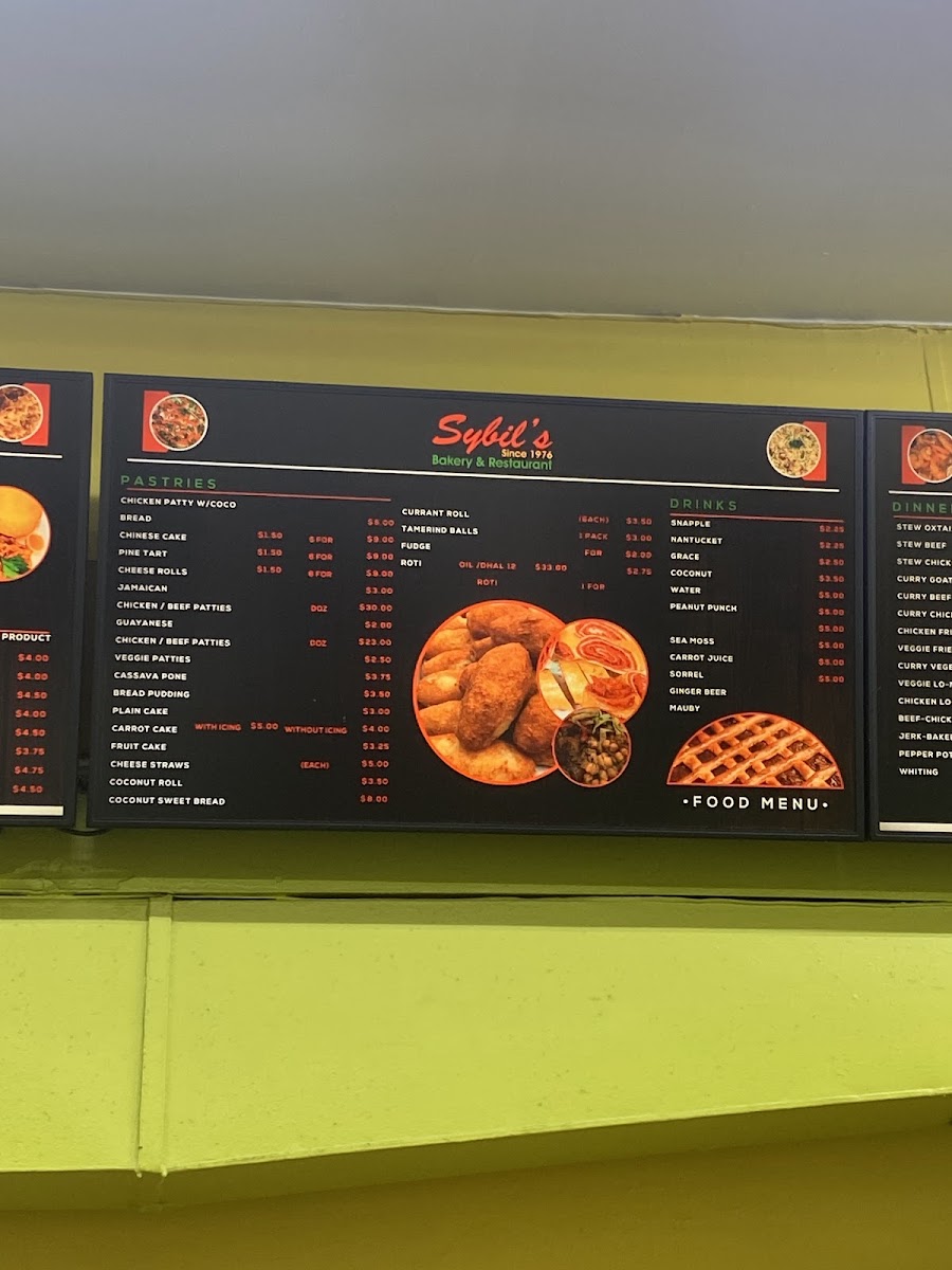 Sybil's Bakery & Restaurant Photo Menu 3