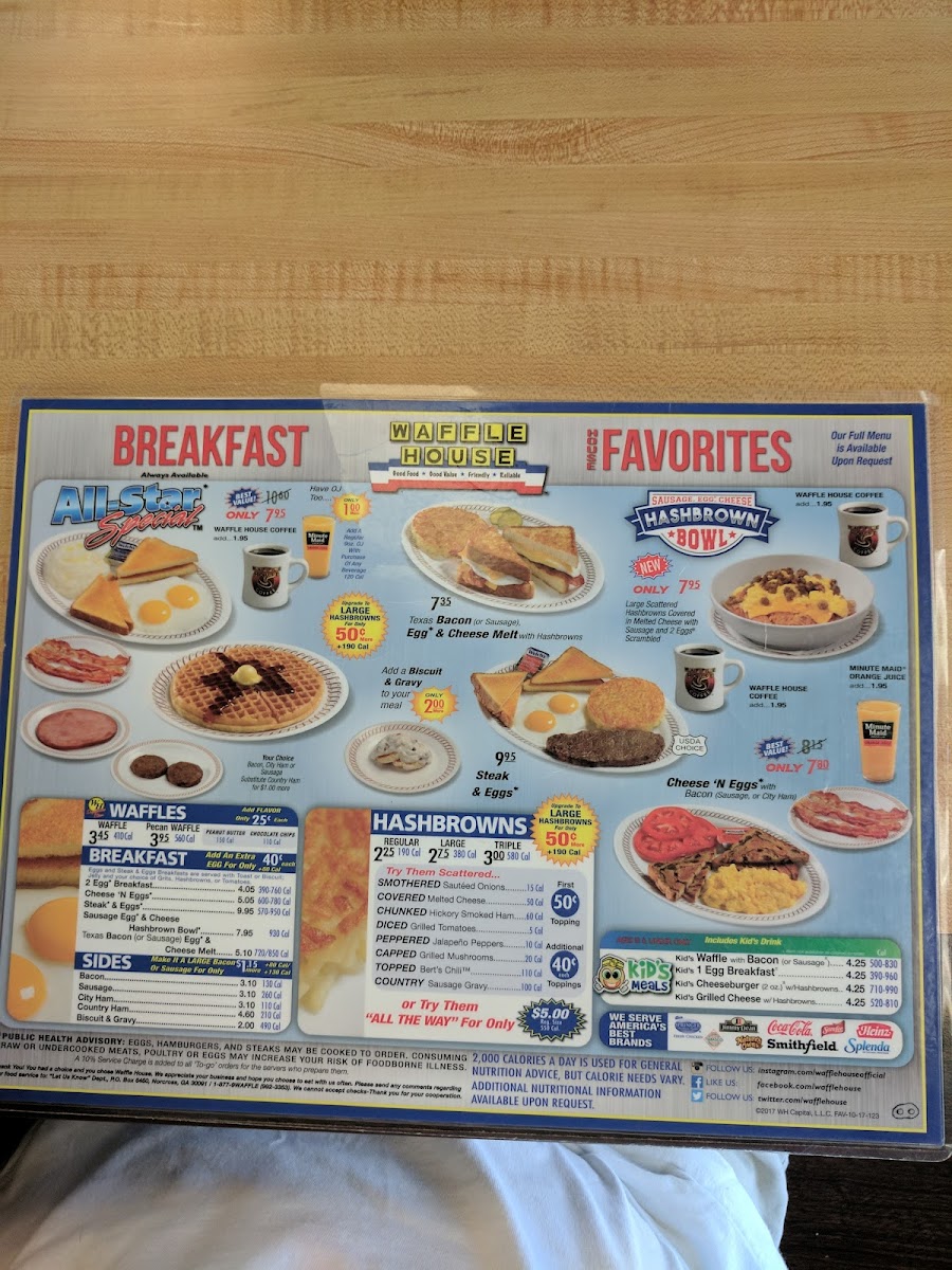 Waffle House Photo Menu 10