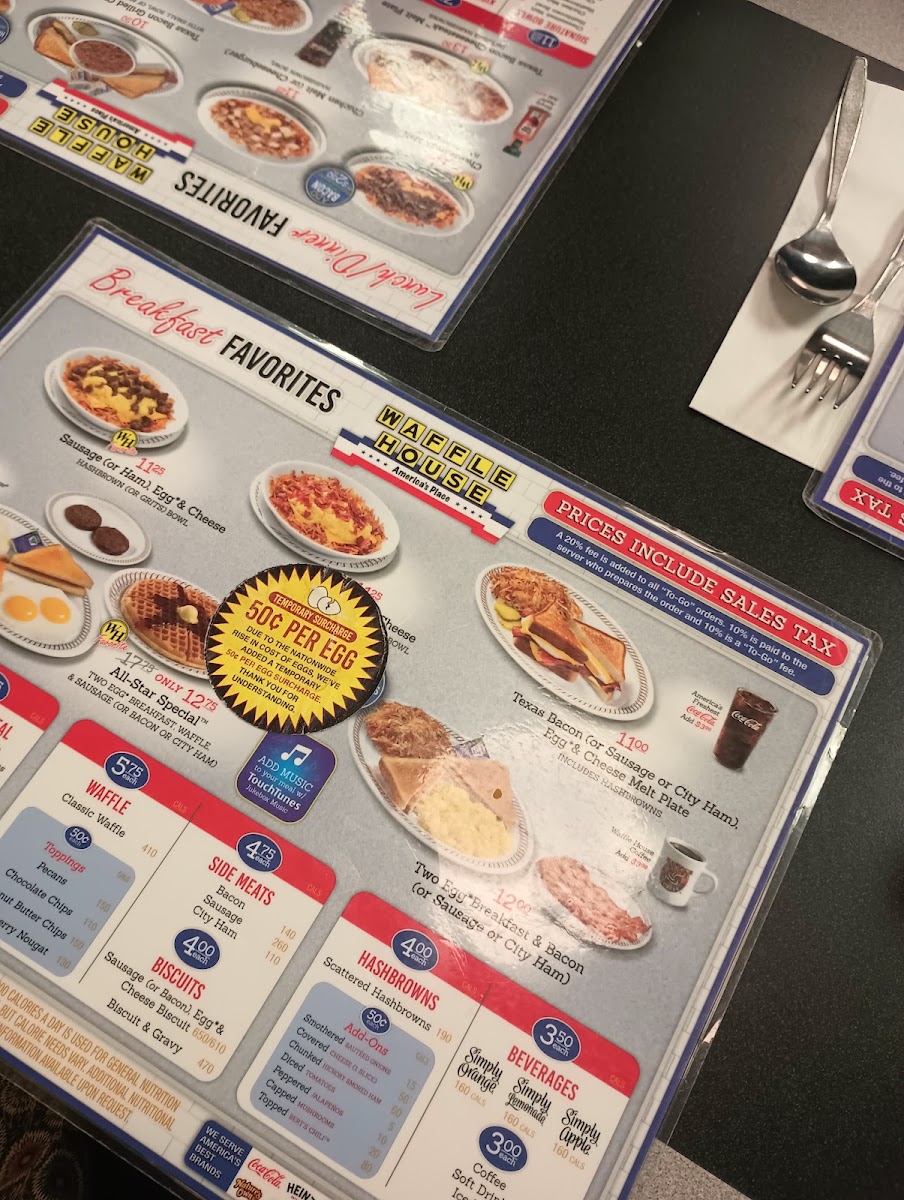 Waffle House Photo Menu 7