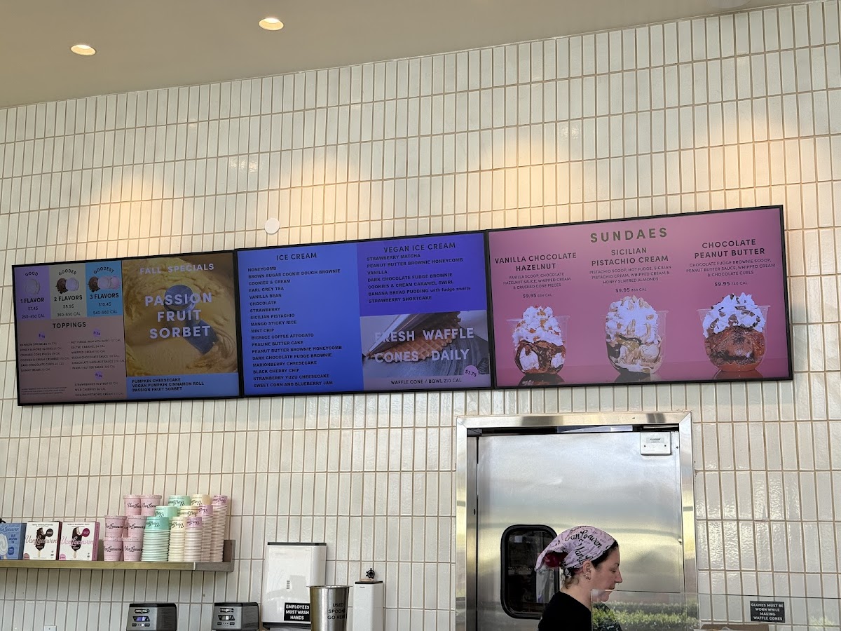 Van Leeuwen Ice Cream Photo Menu 1