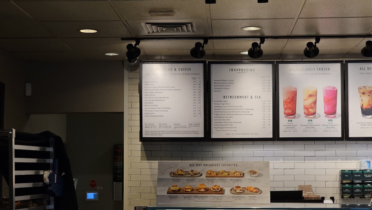 Starbucks Photo Menu 2