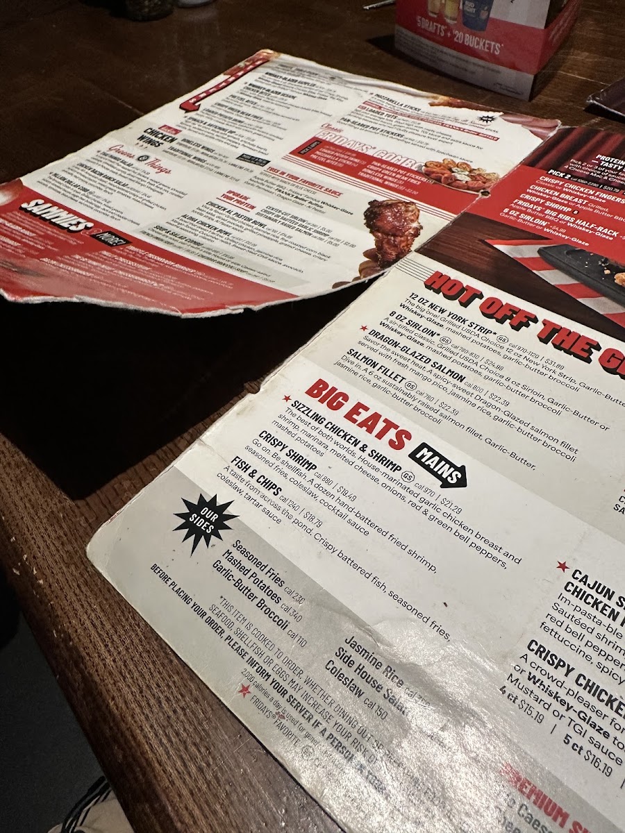 TGI Fridays Photo Menu 4