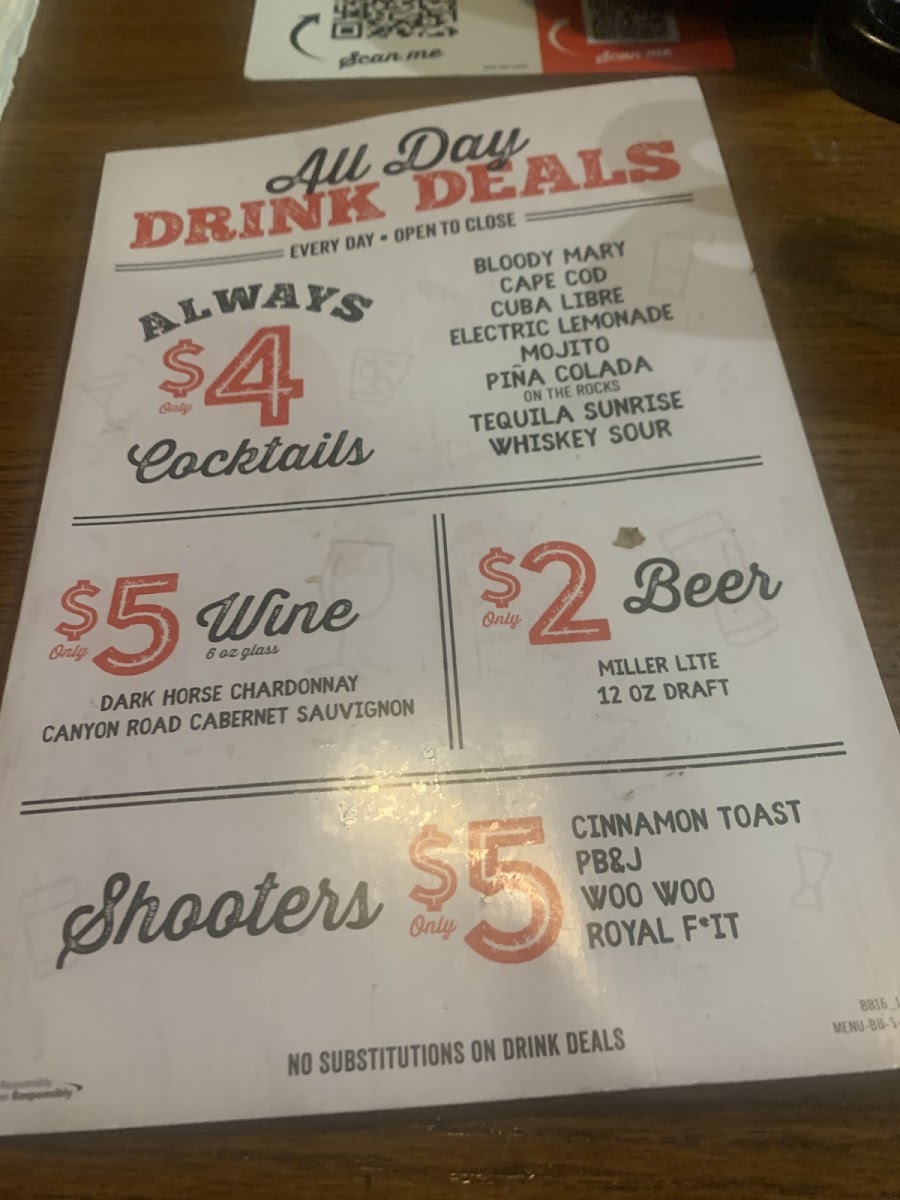 TGI Fridays Photo Menu 8
