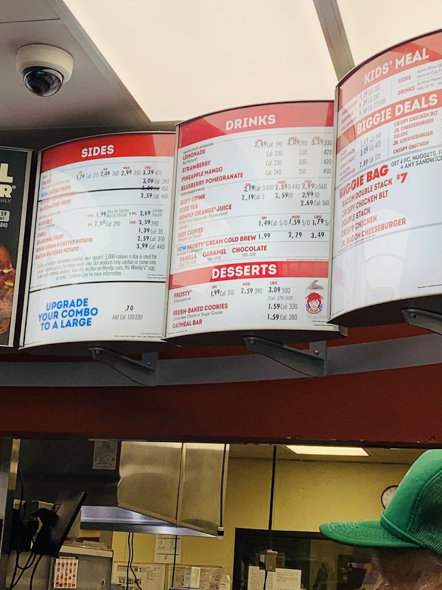 Wendy's Photo Menu 1