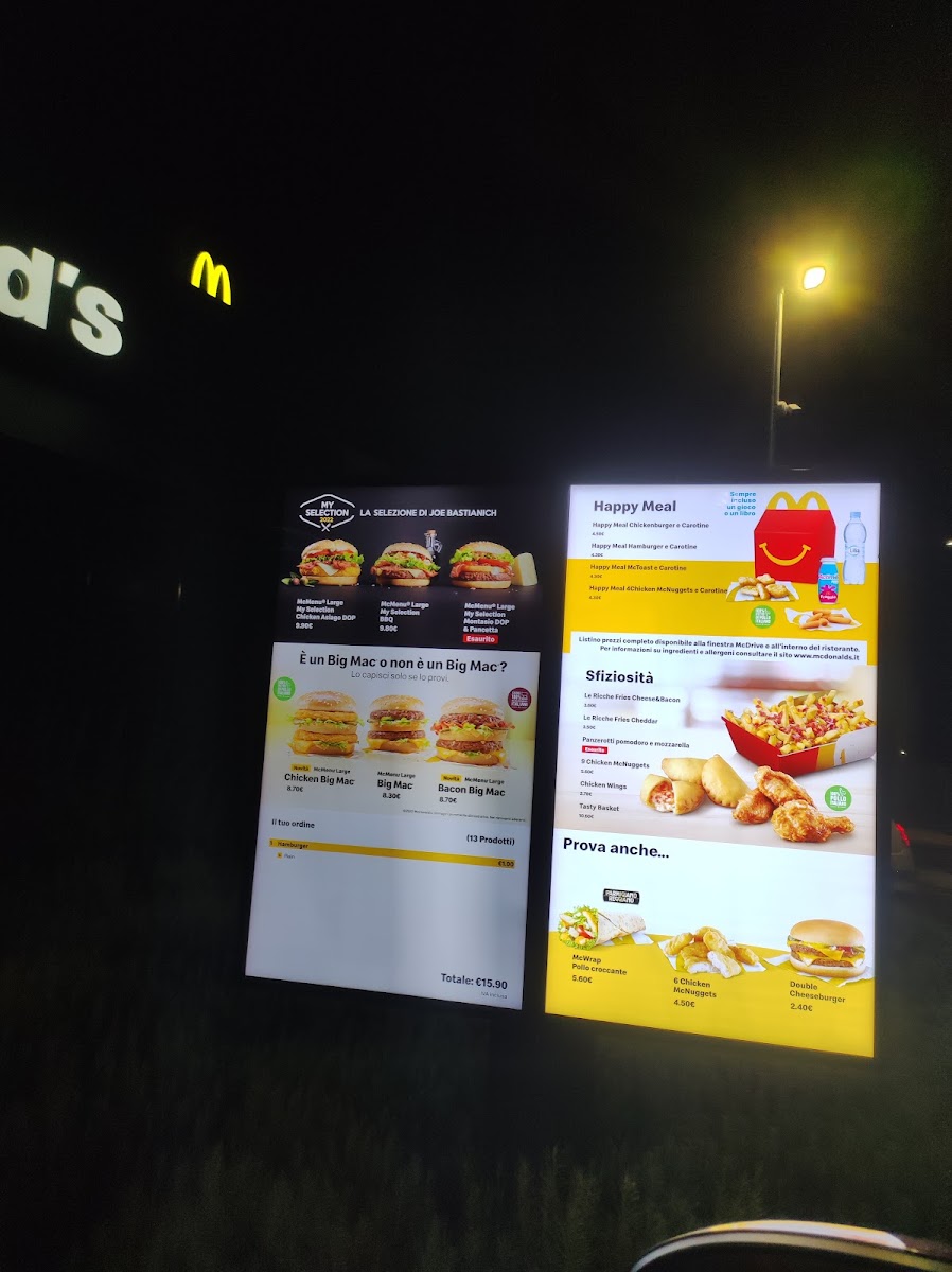 McDonald's Photo Menu 2