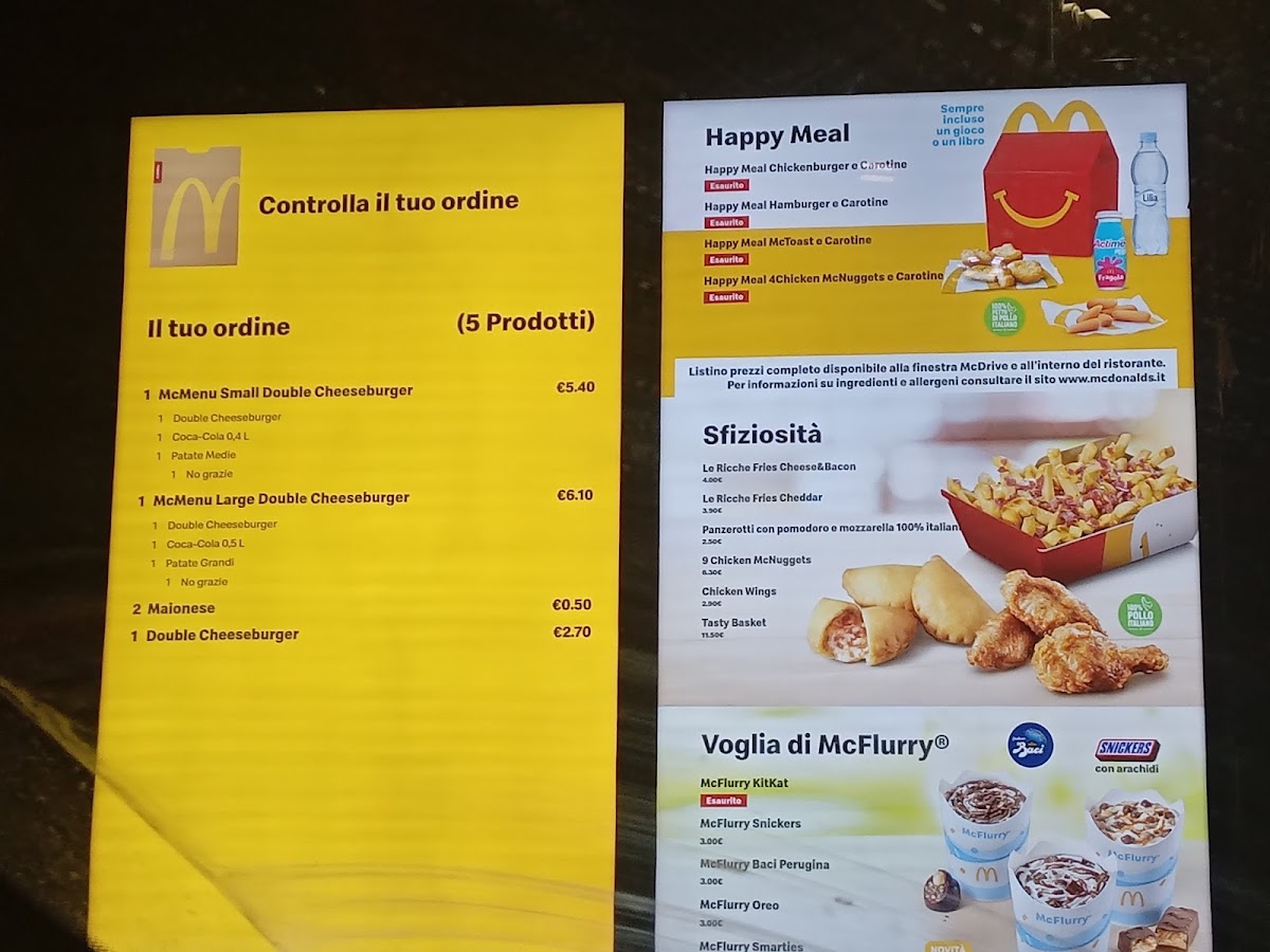 McDonald's Photo Menu 4