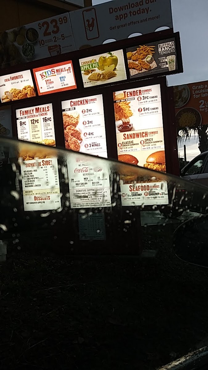 Popeyes Louisiana Kitchen Photo Menu 4