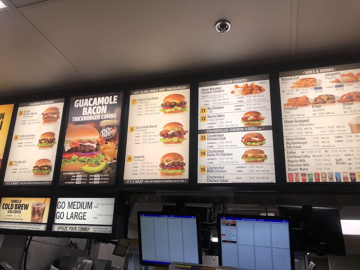 Carl's Jr. Photo Menu 4