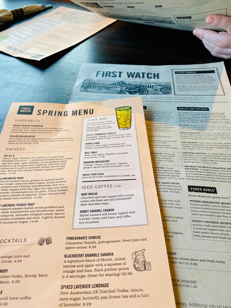 First Watch Photo Menu 2