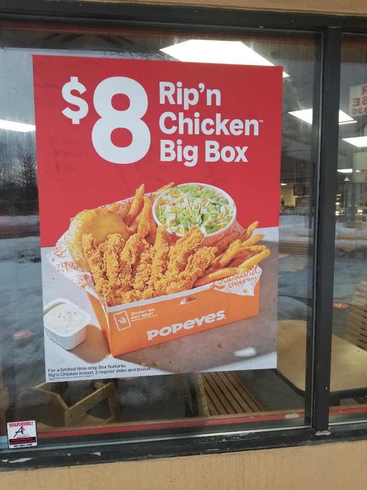 Popeyes Louisiana Kitchen Photo Menu 7