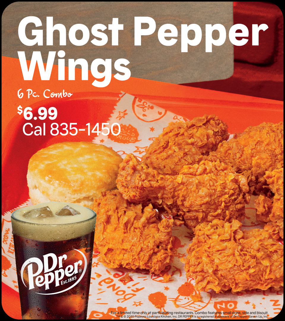 Popeyes Louisiana Kitchen Photo Menu 8