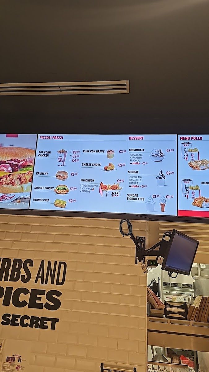 KFC Photo Menu 2