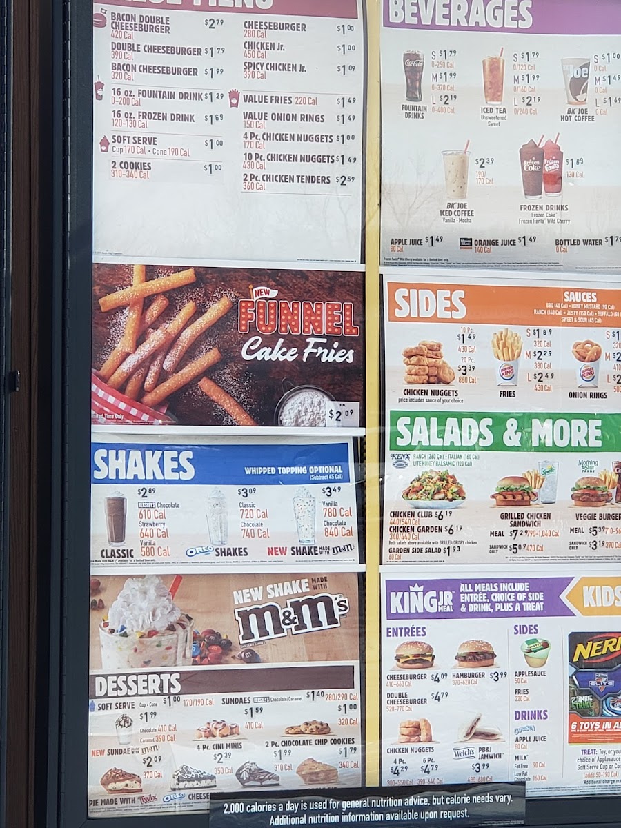 Burger King Photo Menu 2