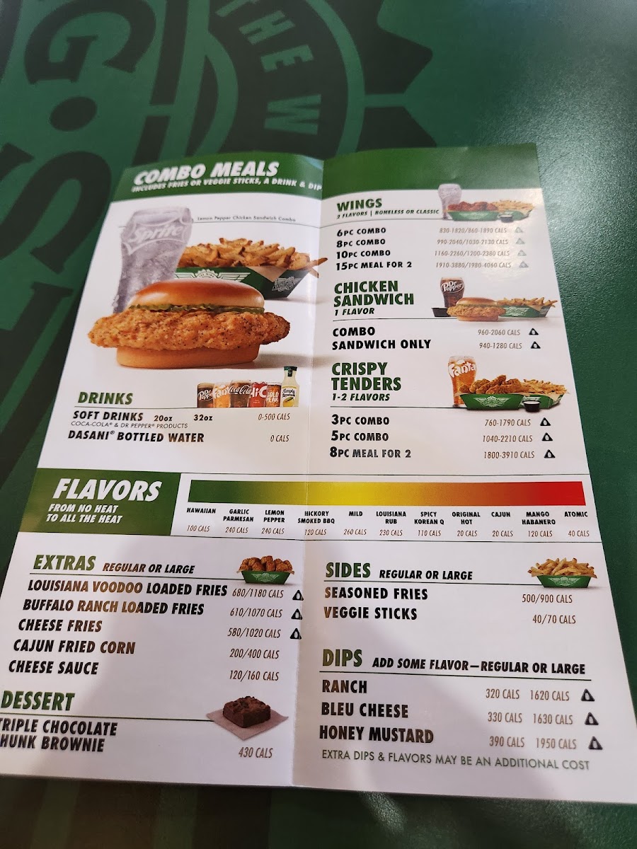 Wingstop Photo Menu 1