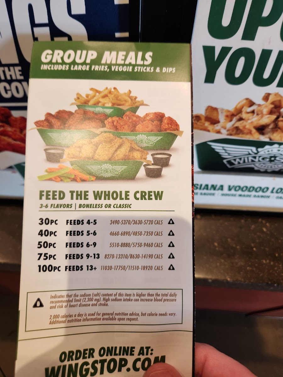 Wingstop Photo Menu 3
