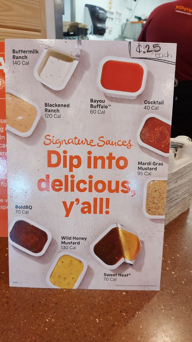Popeyes Louisiana Kitchen Photo Menu 2