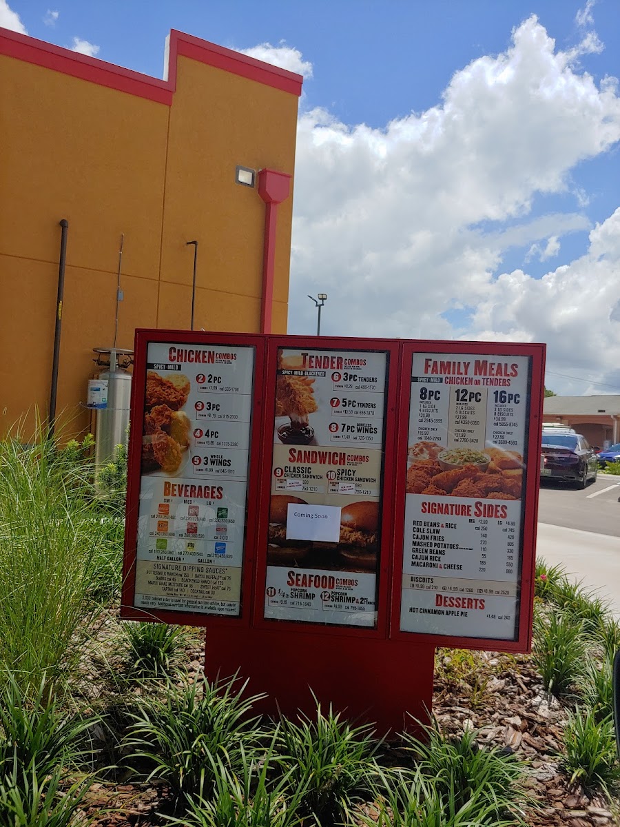 Popeyes Louisiana Kitchen Photo Menu 3