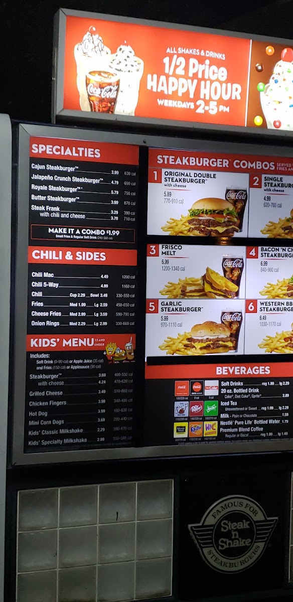 Steak 'n Shake Photo Menu 10