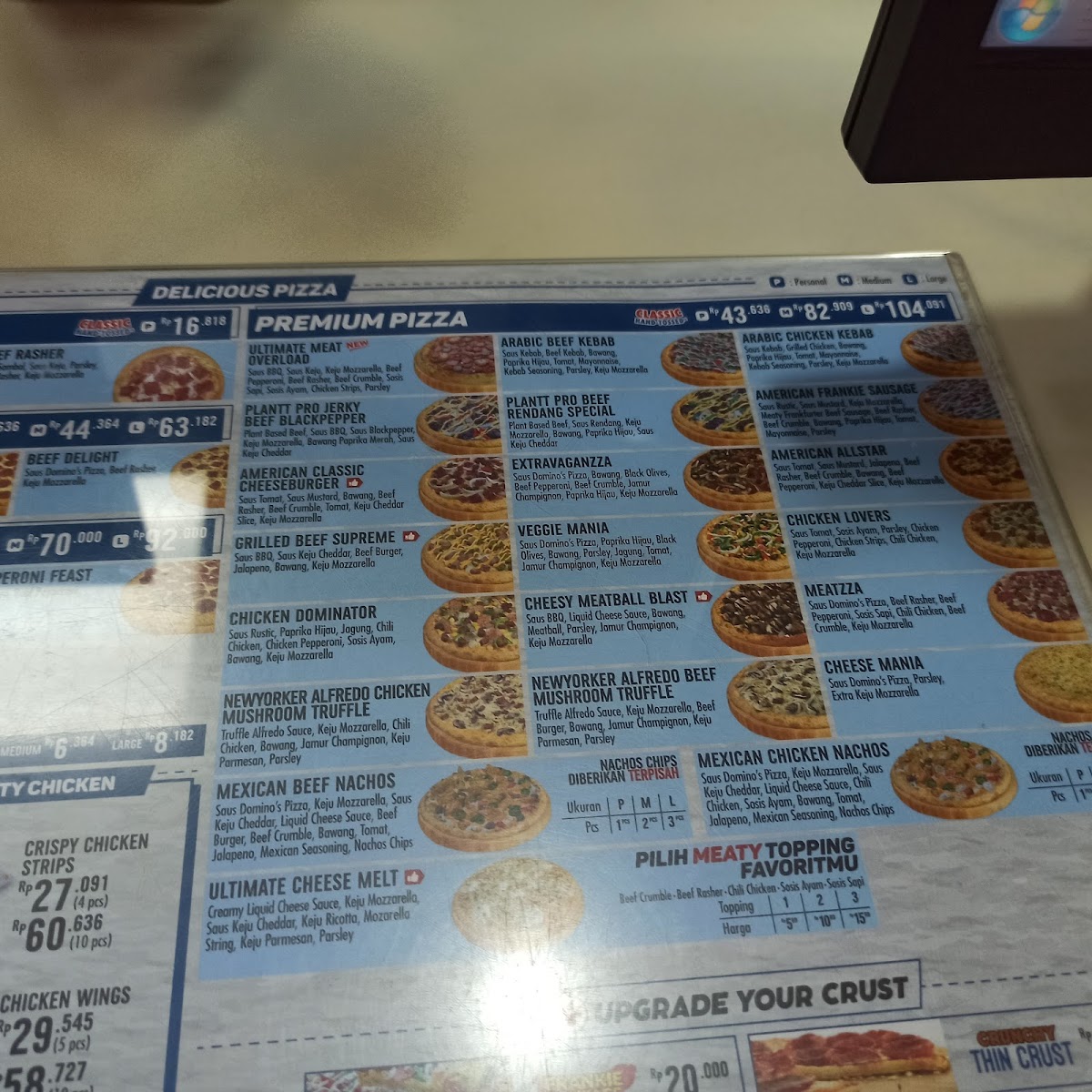 Domino's Pizza Photo Menu 2