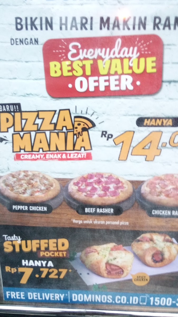 Domino's Pizza Photo Menu 9