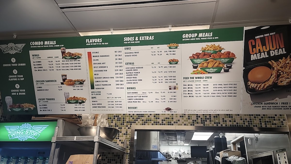 Wingstop Photo Menu 1