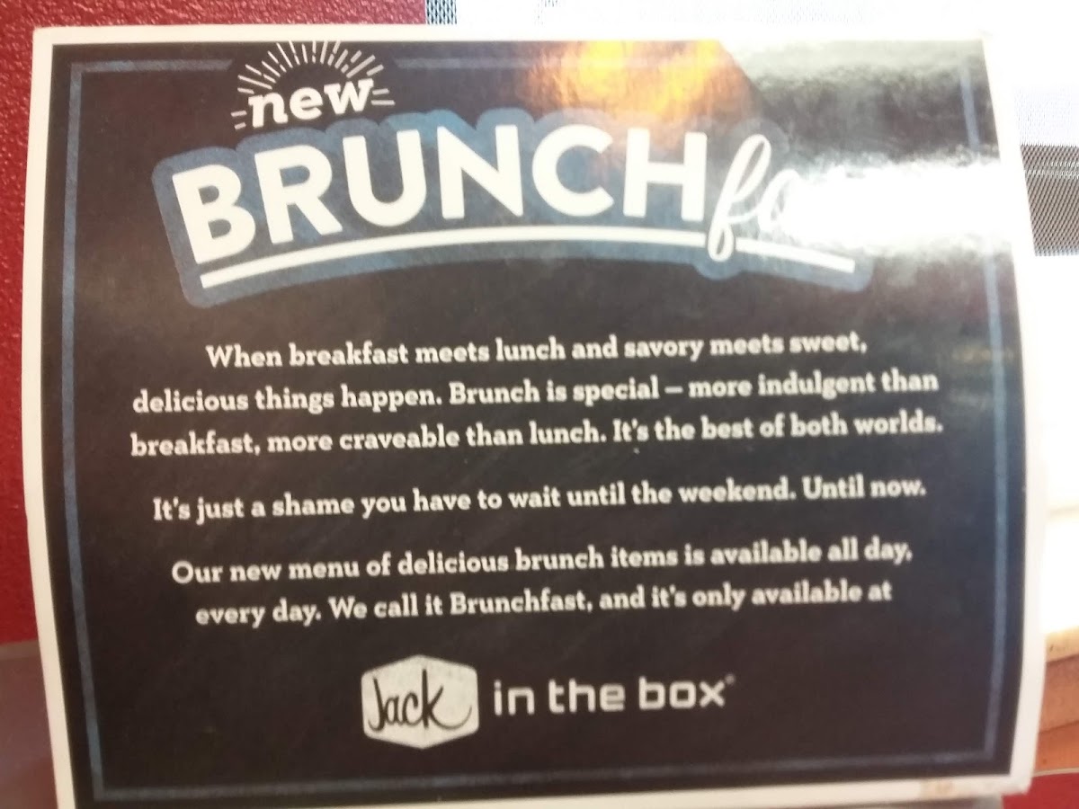 Jack in the Box Photo Menu 2