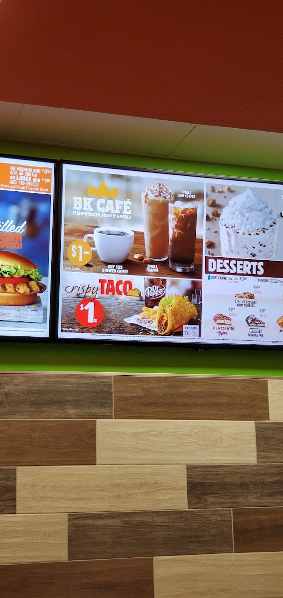 Burger King Photo Menu 1