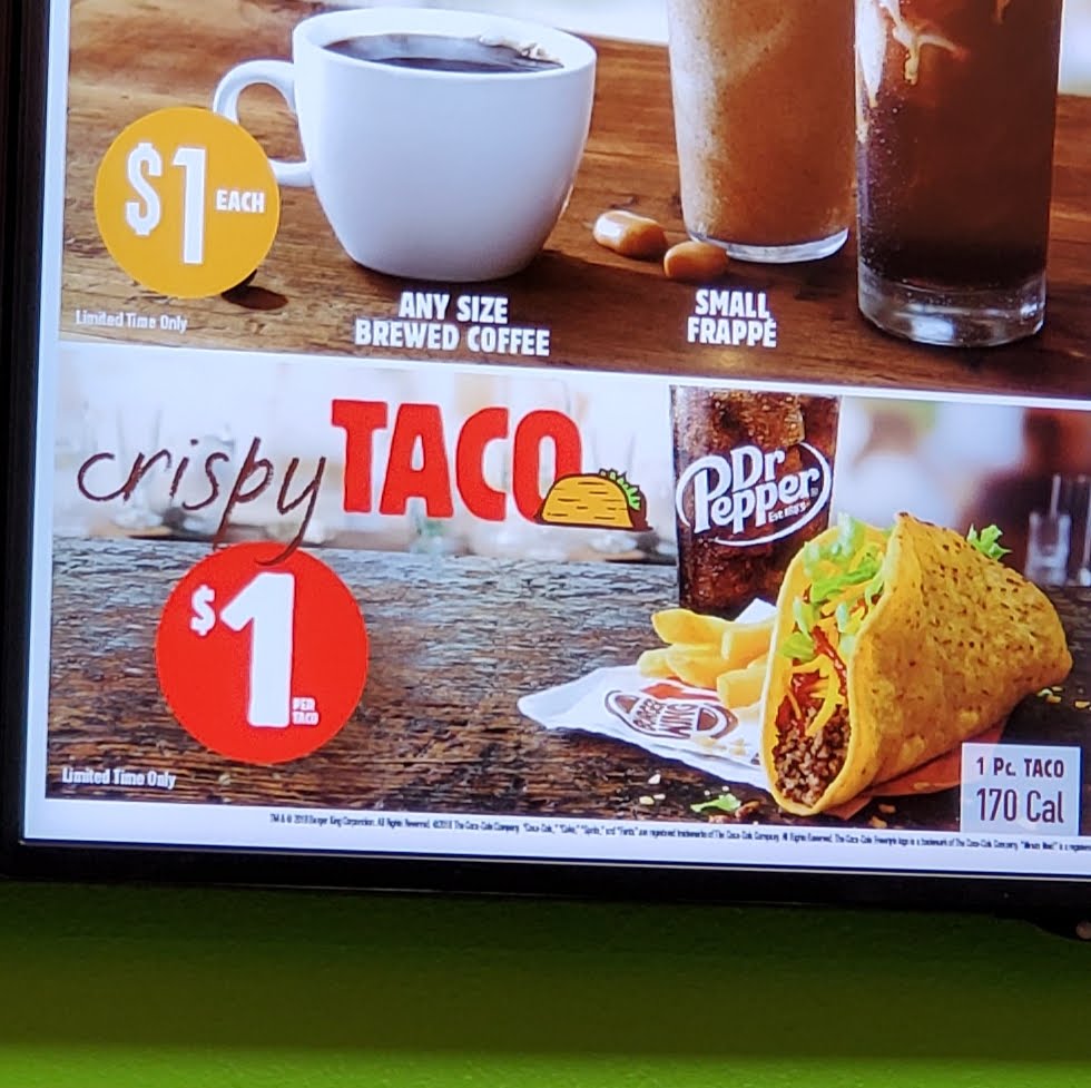 Burger King Photo Menu 3