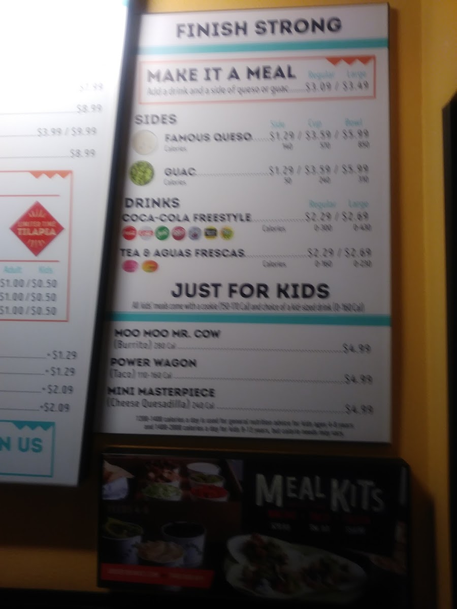 Moe's Southwest Grill Photo Menu 4