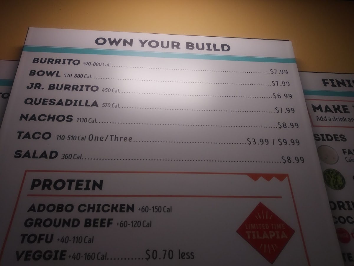 Moe's Southwest Grill Photo Menu 5