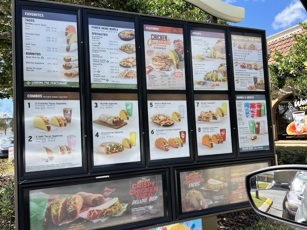 Taco Bell Photo Menu 1