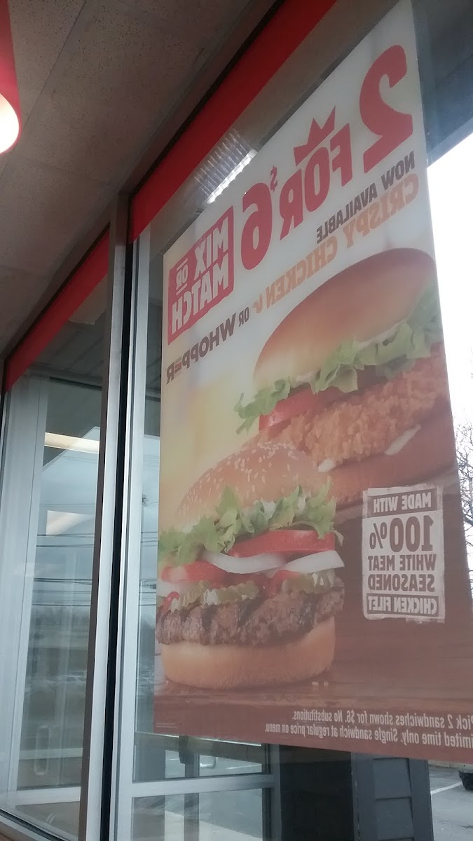 Burger King Photo Menu 2