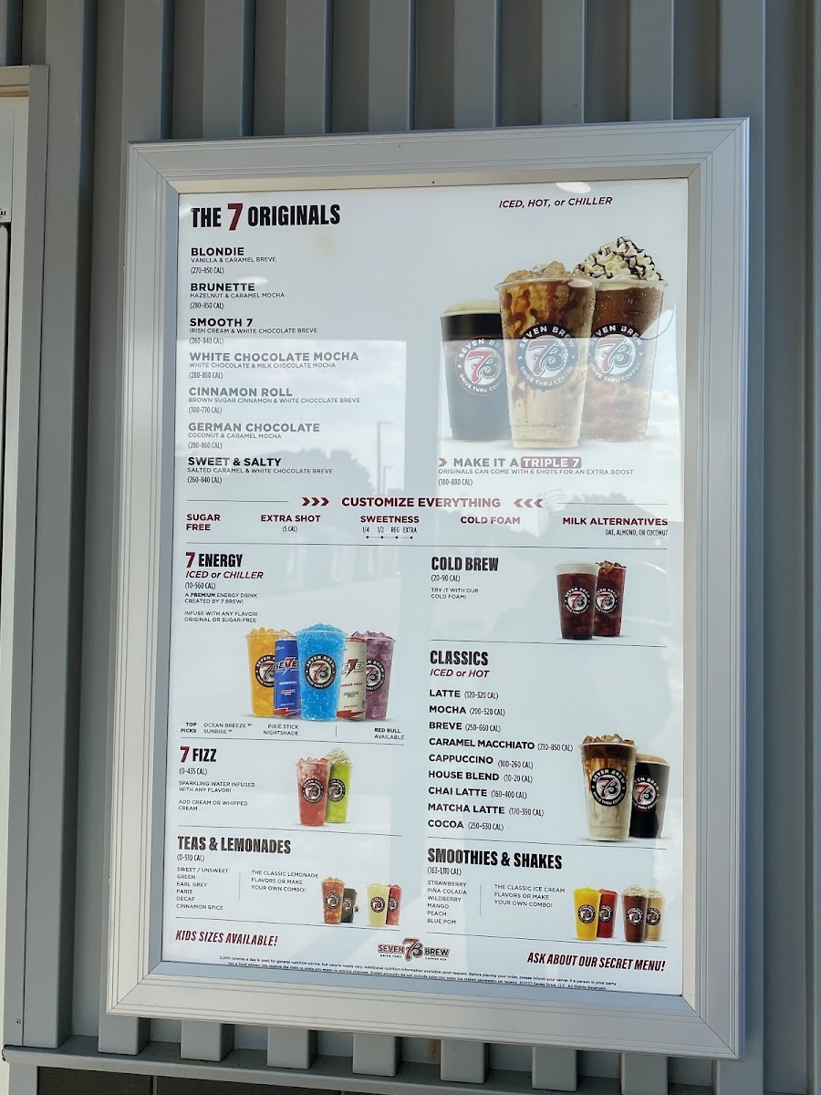 7 Brew Coffee Photo Menu 3