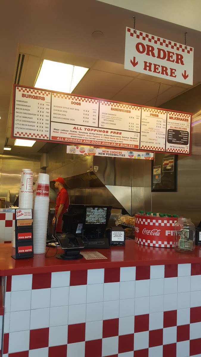 Five Guys Photo Menu 2