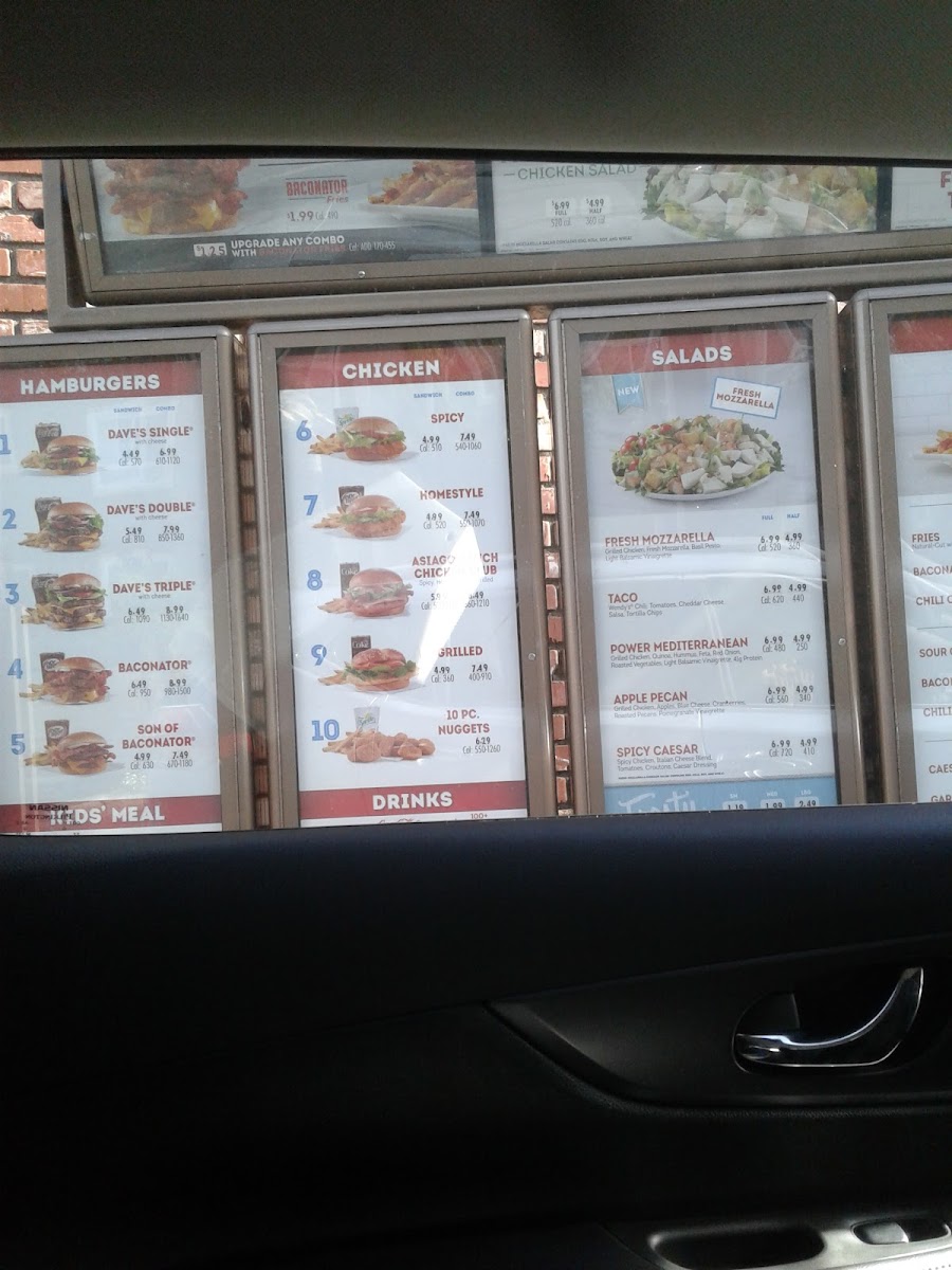 Wendy's Photo Menu 4