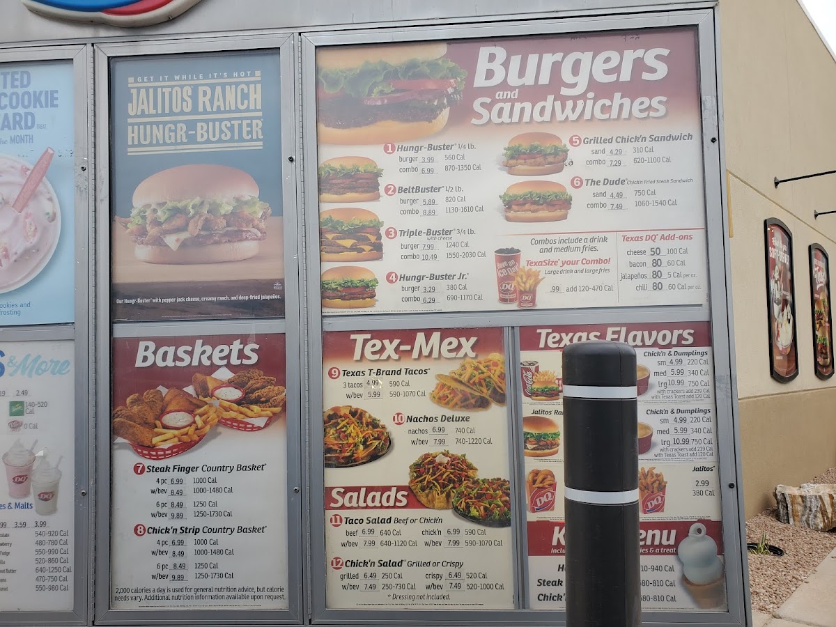 Dairy Queen Photo Menu 2