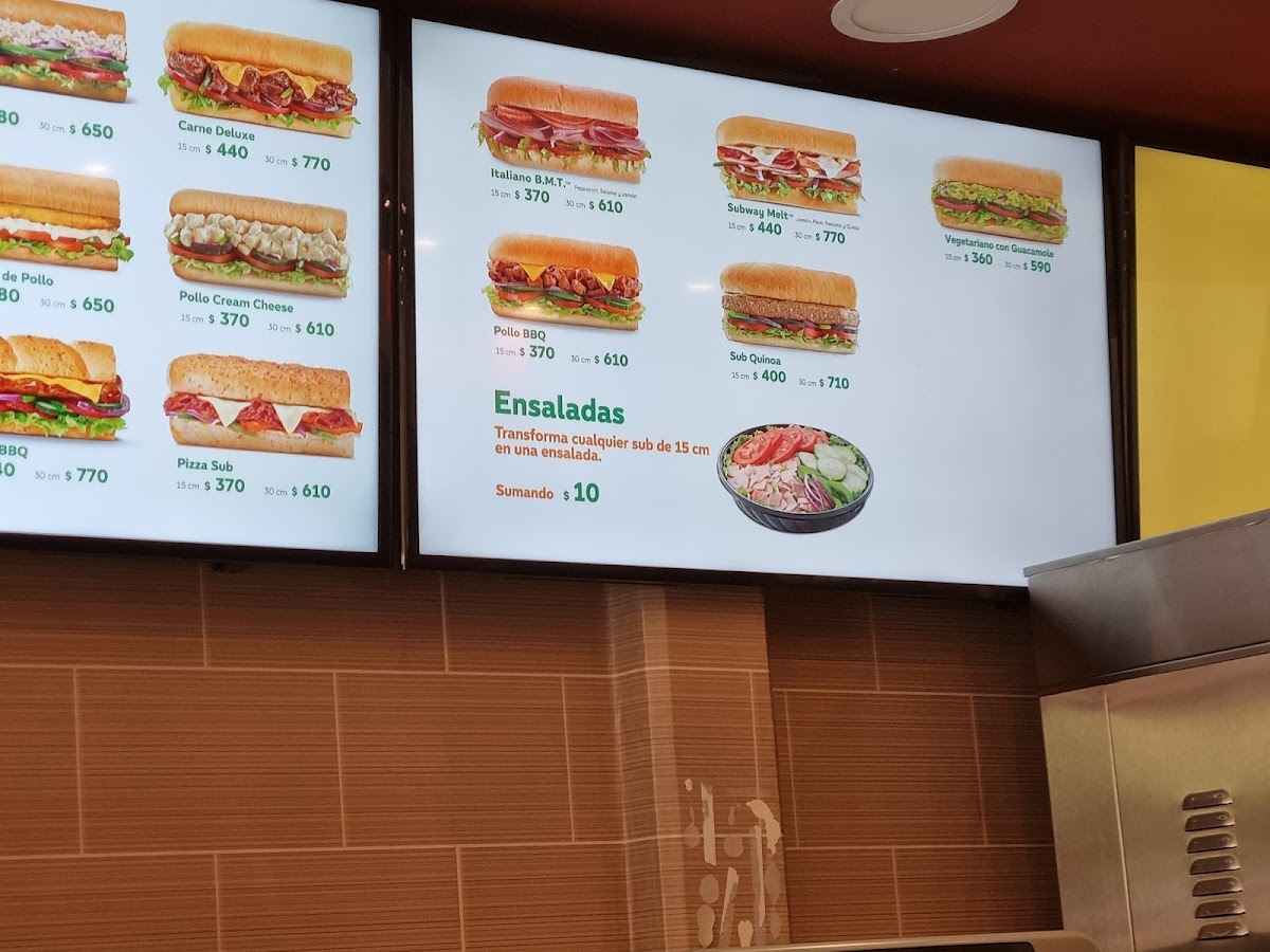 SUBWAY Photo Menu 1