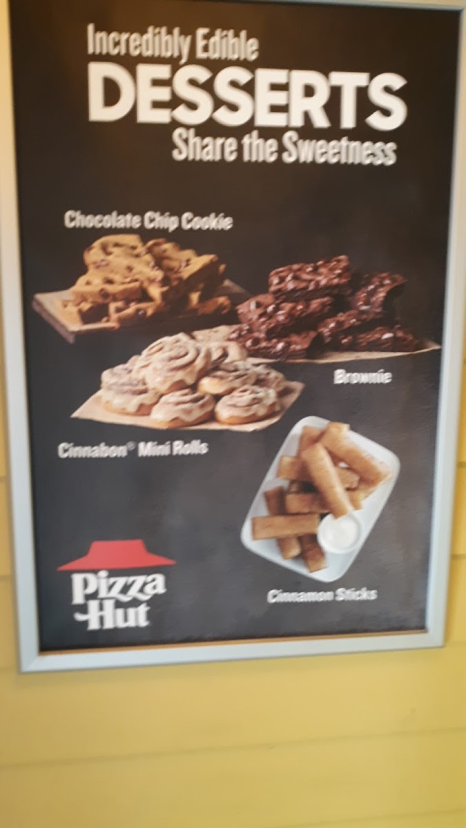 Pizza Hut Photo Menu 1
