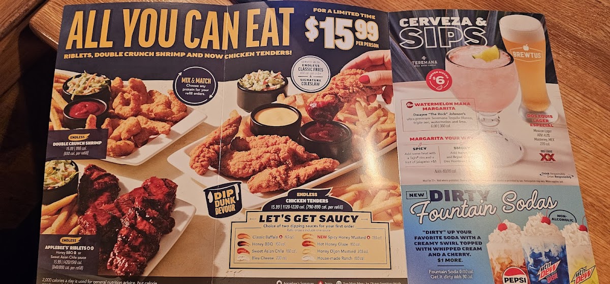 Applebee's Grill + Bar Photo Menu 3