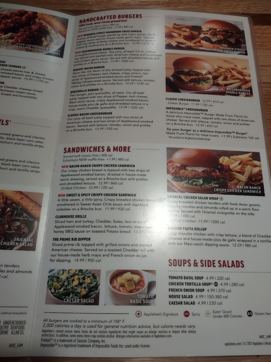 Applebee's Grill + Bar Photo Menu 6