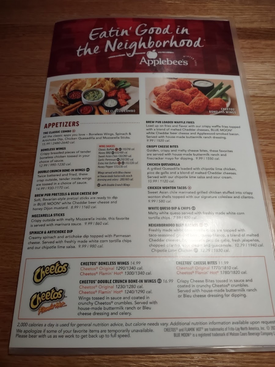 Applebee's Grill + Bar Photo Menu 7