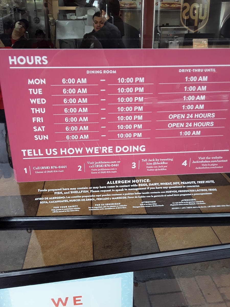 Jack in the Box Photo Menu 2