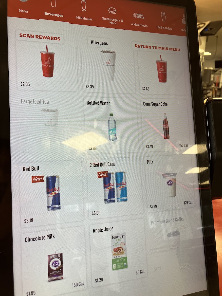 Steak 'n Shake Photo Menu 2