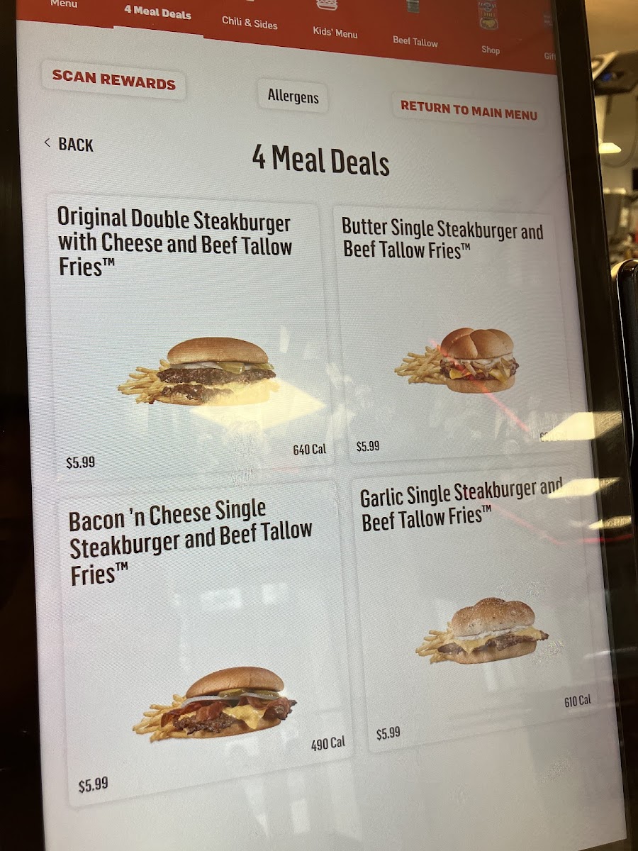 Steak 'n Shake Photo Menu 4
