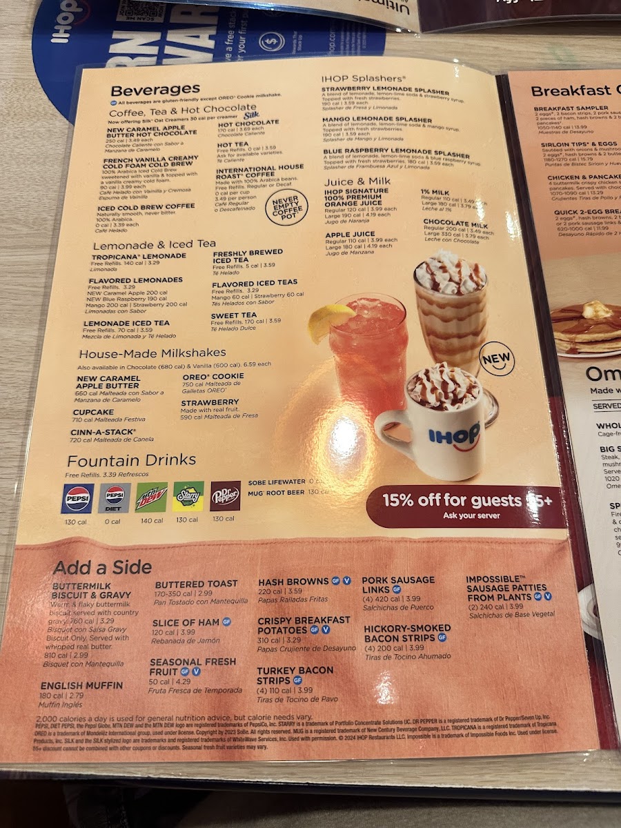 IHOP Photo Menu 10