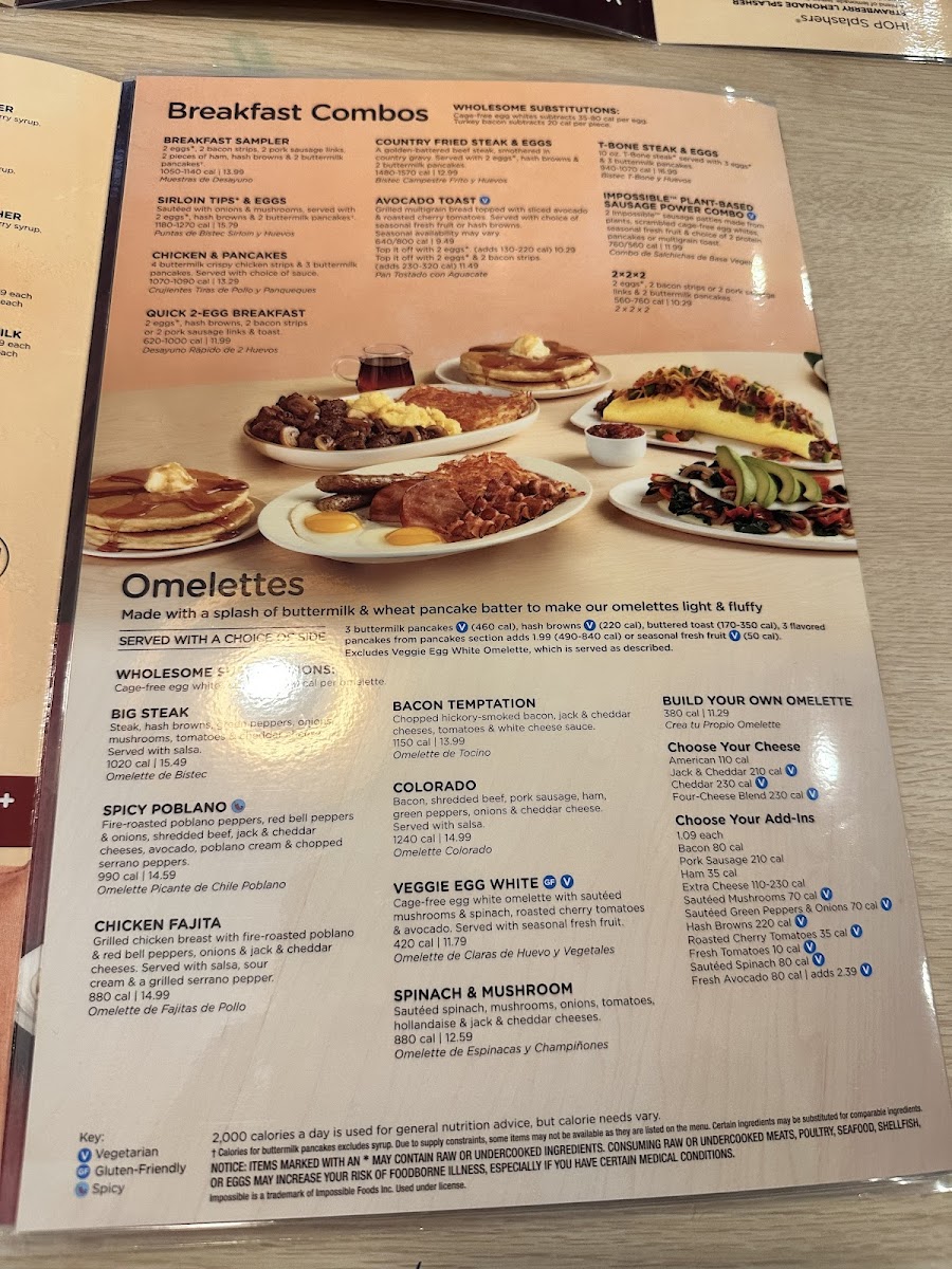 IHOP Photo Menu 6