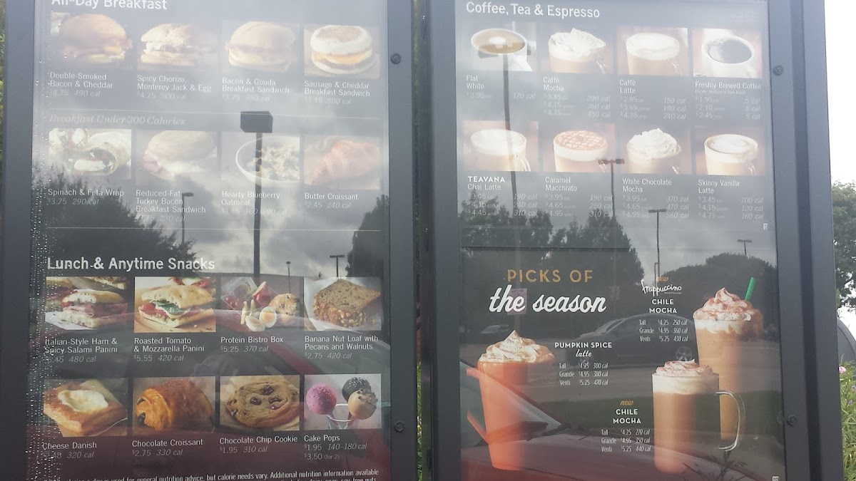 Starbucks Photo Menu 4