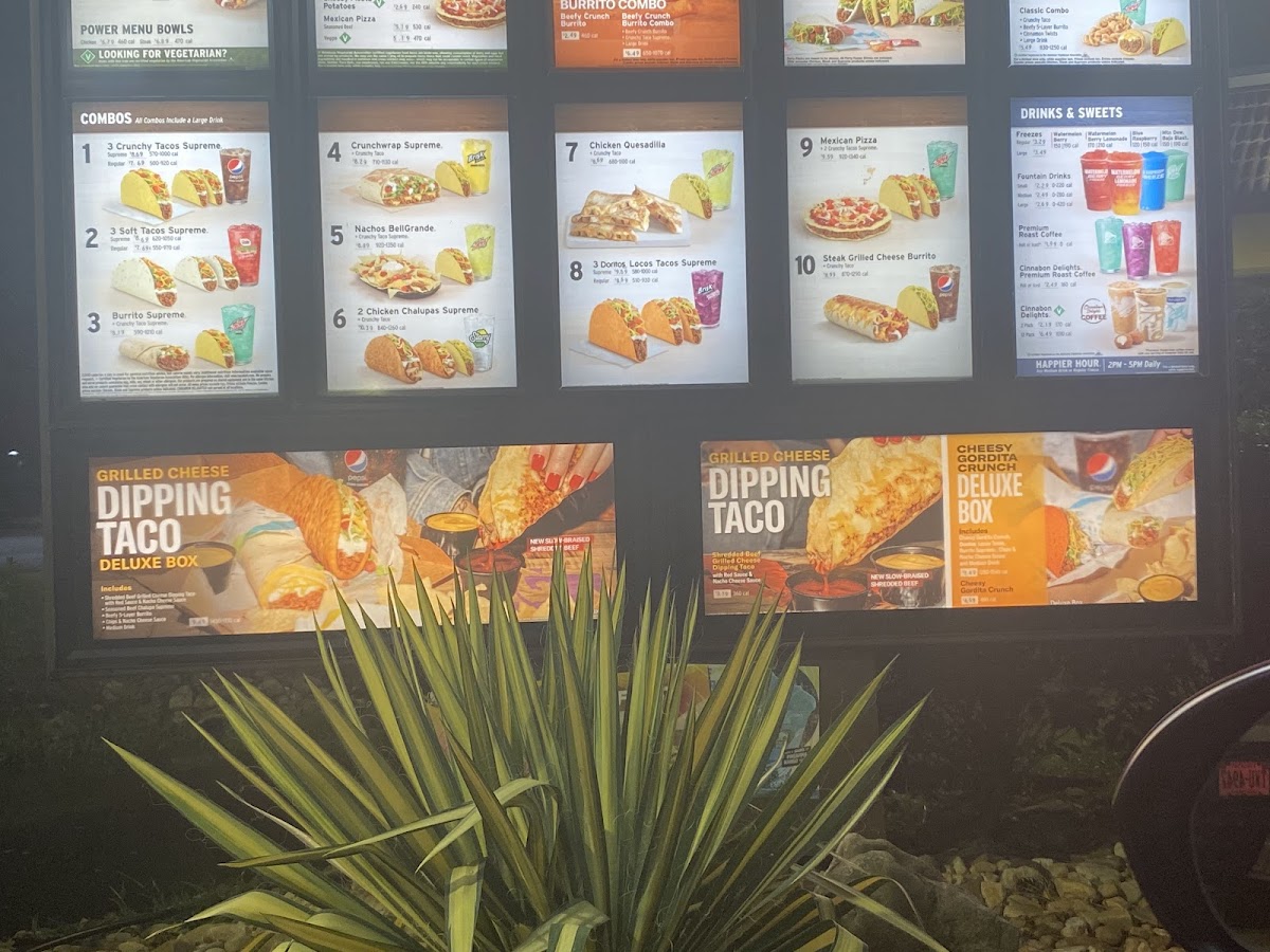 Taco Bell Photo Menu 1