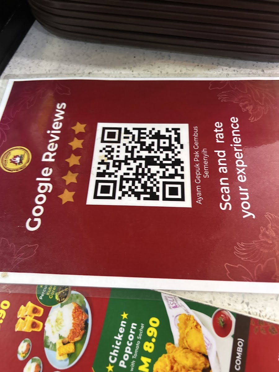 Ayam Gepuk Pak Gembus • Semenyih Photo Menu 7