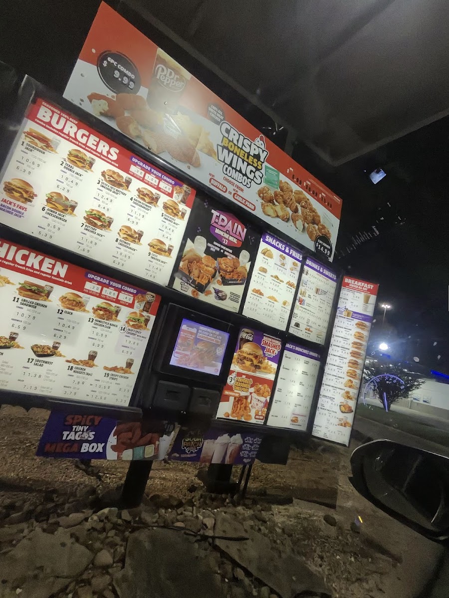 Jack in the Box Photo Menu 1
